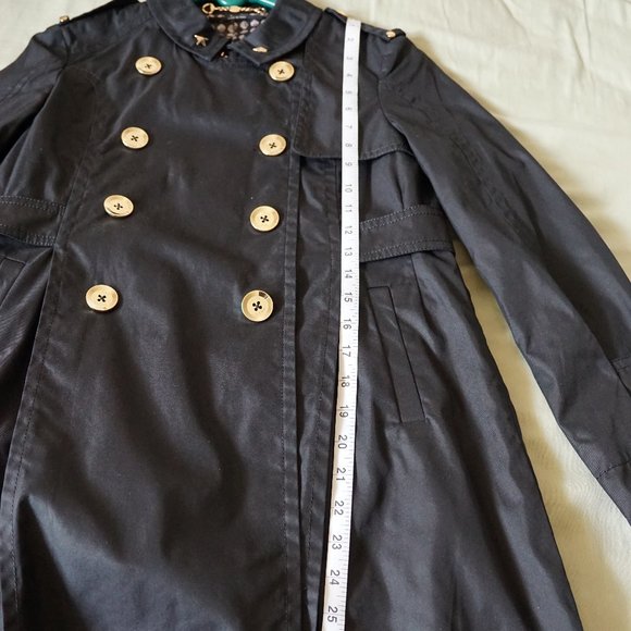 Gucci Double Breasted Short Trench Coat in Black (Size 38 EU) - Picture 13 of 16